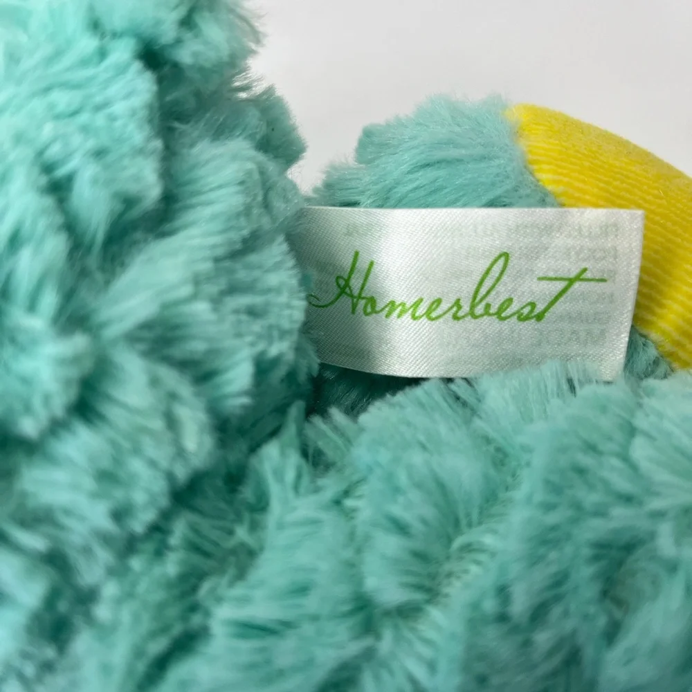 Homerbest Easter Bunny Rabbit Floppy Ears Plush Stuffed Animal Toy 14” Teal Blue